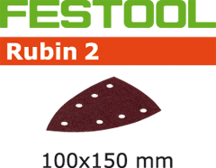 Festool 577576 Schuurbladen Rubin 2 STF Delta/100x150/7 P150 RU/50