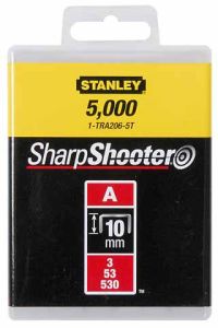 Stanley 1-TRA206-5T Heftklammern 10mm Typ A - 5000 Stück
