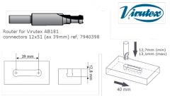 VIR-7940398 Frees voor AB181 OVVO Verbinder 39mm