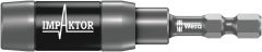 Wera 05057676001 897/4 IMP R Impaktor Halter mit Ringmagnet und Sprengring, 1/4" x 75 mm