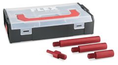 Flex-tools Zubehör 458813 Erweiterungsset für rotierende Poliermaschinen EXS M14 Set