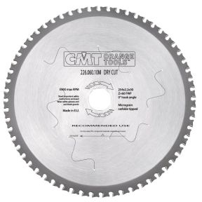 CMT-Sägeblatt für Metall und harte Materialien 190 x 30 x 40T