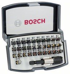 Bosch Blau Zubehör 2607017319 Schrauberbit-Set 32-teilig