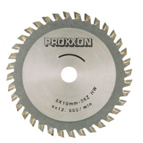 Proxxon 28732 Kreissägeblatt, HM-bestückt, 80 mm, 36 Zähne