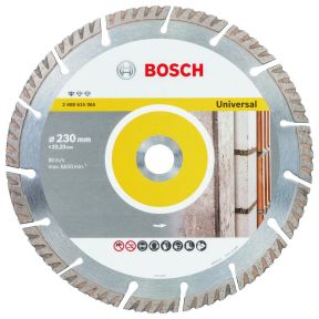Bosch Blau Zubehör 2608615065 Diamanttrennscheibe Standard for Universal 230 x 22,23 230x22.23x2.6x10mm