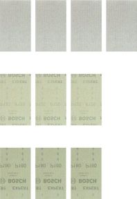 Bosch Blau Zubehör 2608901205 Expert M480 Schleifnetz-Set, 80 x 133 mm, 10 Stück