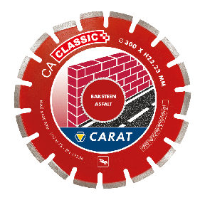 Carat CAC3002000 Diamantzaagblad BAKSTEEN / ASFALT CA CLASSIC 300x20,0MM