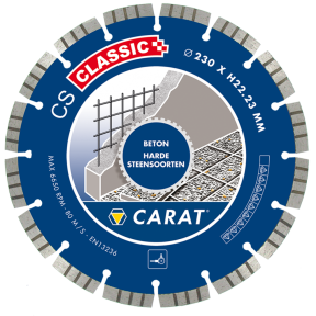 Carat CSC3504000 Diamanttrennscheibe Beton CS Classic 350 x 25,4 mm