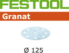 Festool Accessoires 497179 Schuurschijven Granat STF D125/90 P800 GR/50
