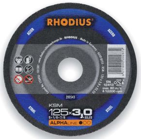 Rhodius 200509 KSM Doorslijpschijf Metaal 180 x 3,0 x 22,23 mm - 1
