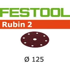 Festool Accessoires 499106 Schuurschijven Rubin 2 STF D125/90 P150 RU/10 - 1