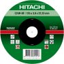 Hitachi Zubehör 752531 C24R Trennscheibe für Stein 115 x 3 x 22,23 mm pro 25 Stück - 1