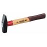 Gedore 8583070 Schlosserhammer Rotband-Plus mit Hickorystiel oder doppelt geschweiftem Eschenstiel, 300 g - 1