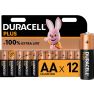 Duracell D140967 Alkaline Plus 100 AA 12 Stck. - 1