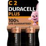 Duracell D141827 Alkaline Plus 100 C 2 Stck. - 1