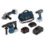 Bosch Blau 0615990M3C 3 Tool Kit 18V - 3 Werkzeuge + 1 x ProCore 18V 4.0Ah + 1 x ProCore 8.0Ah Comboset - 2