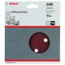 Bosch Blau Zubehör 2608605722 Schleifblatt C430, 5er-Pack 150 mm, 240 - 2