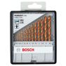 Bosch Grün Zubehör 2607010539 13tlg. Robust Line Metallbohrer-Set HSS-TiN, 135° (Titan-Beschichtung) 1,5; 2; 2,5; 3; 3,2; 3,5; 4; 4,5; 4,8; 5; 5,5; 6; 6,5 mm, 135° - 2