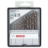 Bosch Grün Zubehör 2607019926 13tlg. Robust Line Metallbohrer-Set HSS-Co (Cobalt-Legierung) 1,5; 2; 2,5; 3; 3,2; 3,5; 4; 4,5; 4,8; 5; 5,5; 6; 6,5 mm - 2