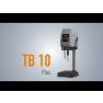 Flott 212505 TB 10 Plus B16 - Tischbohrmaschine mit Gewindeschneideinrichtung, Zwischentisch, LED- Beleuchtung und digitalem OLED -Display - 2