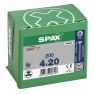 SPAX 1081010400203 Universalschraube 4 x 20 mm, Vollgewinde, Senkkopf, Phillips Z2 - 200 Stück - 3