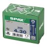 SPAX 1081010400303 Universalschraube 4 x 30 mm, Vollgewinde, Senkkopf, Phillips Z2 - 200 Stück - 2