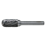 Bahco C1625C06 16 mm x 25 mm Rotorfräser aus Hartmetall für Metall, Kugelzylinderform, grob 18 TPI 6 mm - 1