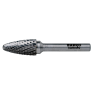 Bahco F1625M08 16 mm x 25 mm Rotorfräser aus Hartmetall für Metall, Baumform, Mittel 28 TPI 8 mm - 1
