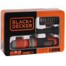 Black & Decker BCF603C-QW In-Line Schraubendreher 3,6 Volt mit 20 Zubehörteilen in Box - 9