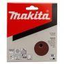 Makita Zubehör P-43549 Schleifpapier Kl. 125mm K60  ROT 10 Stück - 2