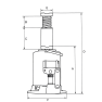 Weber-Hydraulik 2705013 AX15-230* Hydraulischer Erdbohrer 15000 kg - 2