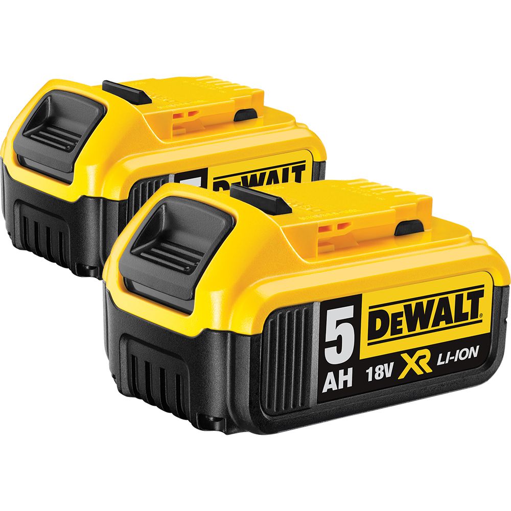 DeWalt Zubehör DCB184DUO DCB184 Duopack - 2 x Akku 18 Volt 5,0 Ah Li-Ion