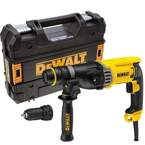 DeWalt D25144K-QS Kombihammer mit Schnellspann-Bohrfutter SDS-Plus 900 Watt 28 mm