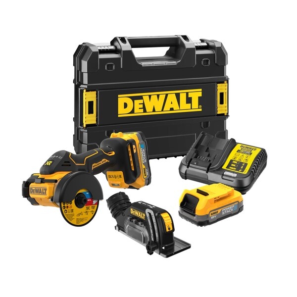 DeWalt DCS438E2T-QW Akkuschleifer 76mm 18V PowerStack Li-Ion im TSTAK-Koffer