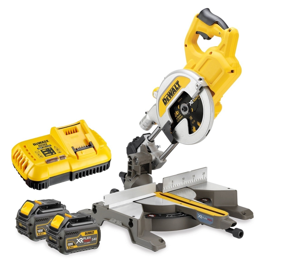 DeWalt DCS777T2-QW Akku-Paneelsäge XR  FlexVolt 54 Volt 6.0 Ah Li-Ion 216 mm