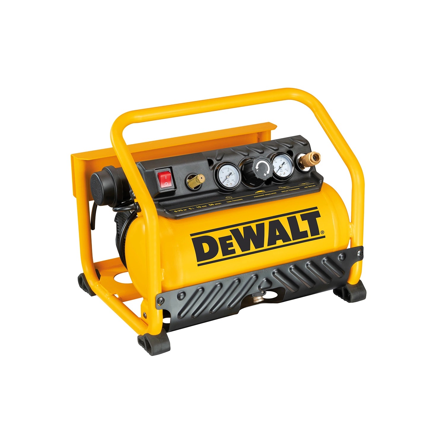 DeWalt DXCMS15RE Ger&auml;uscharmer Kompressor &ouml;lfrei 230V 10 Bar 5L
