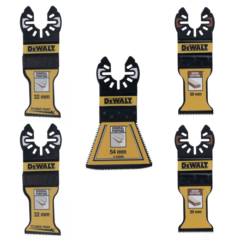 DeWalt Zubehör DT20777-QZ 5-tlg. Multi-Tool-Sägeblatt-Sortiment