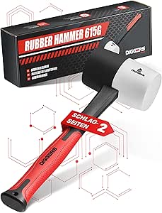 DIGGERS DIG999 Gummihammer schwarz/weiß