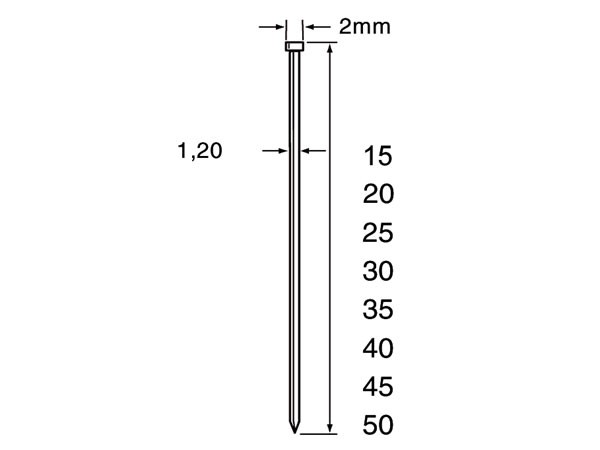 Dutack 5134034 SKN12 Minibrad verzinkt 45mm 5000 Stück