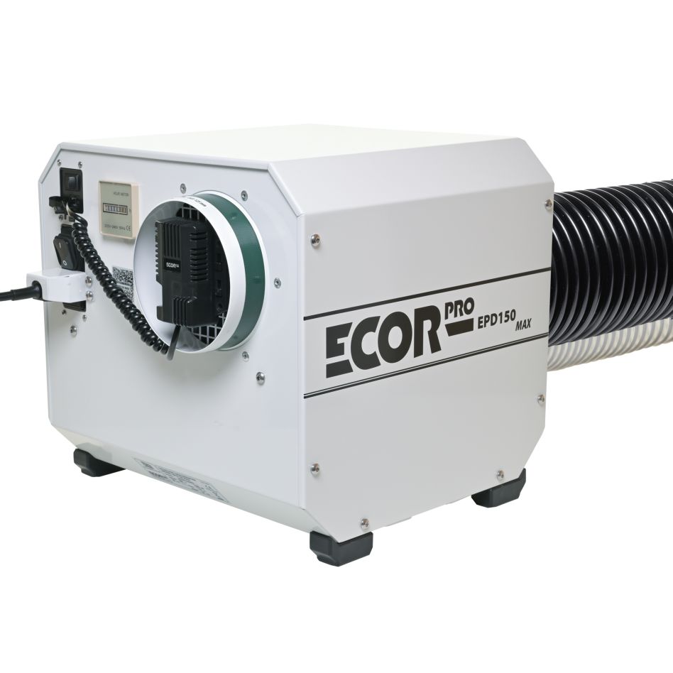 Ecor Pro EPD150 MAX DryFan Adsorption Luftentfeuchter 35l mit WiFi wei&szlig;