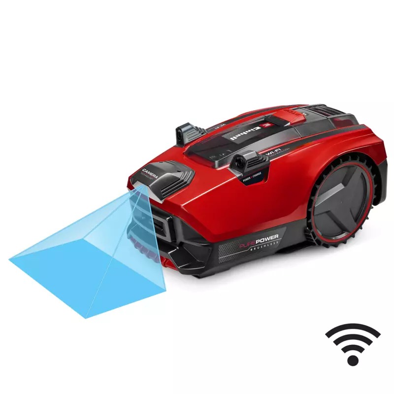 Einhell 3413975 FREELEXO CAM PLUS 600 Li Kit Mähroboter 4.0 Ah und Ladegerät im Karton