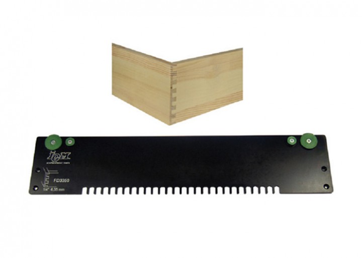 CMT CMT600-T064 Mini-Schablone für halb versenkte Schwalbenschwänze 6,3 mm