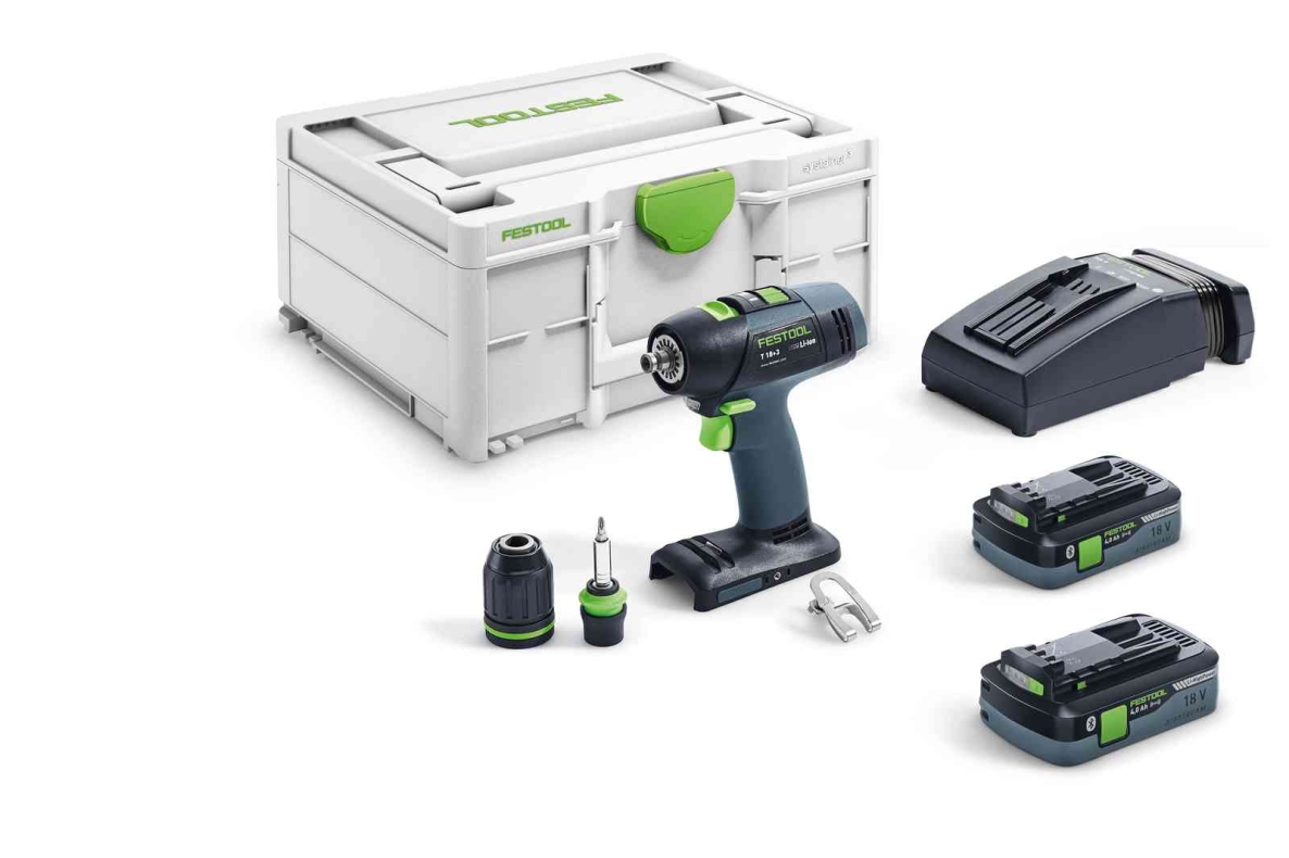 Festool 576446 Akku-Bohrschrauber T 18+3 HPC 4,0 I-Plus