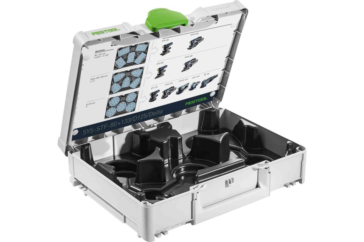 Festool Zubehör 576781 SYS-STF-80x133/D125/Delta Systainer³ für Schleifpapier