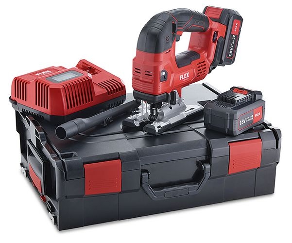 Flex-tools 489786 JSB 18.0-EC-5.0 SET Akku-Stichsäge 18V 5.0Ah Li/Ion in L-Boxx