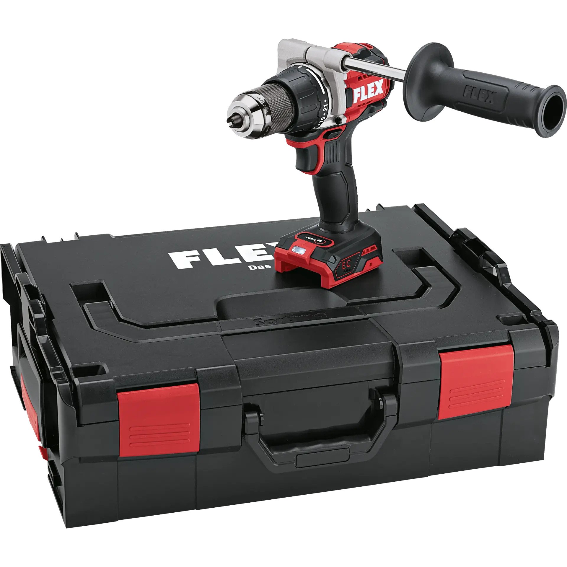 Flex-tools 531273 DD 2G 18.0 EC HD Akku-Bohrmaschine 18V exkl. Akkus und Ladegerät in L-Boxx