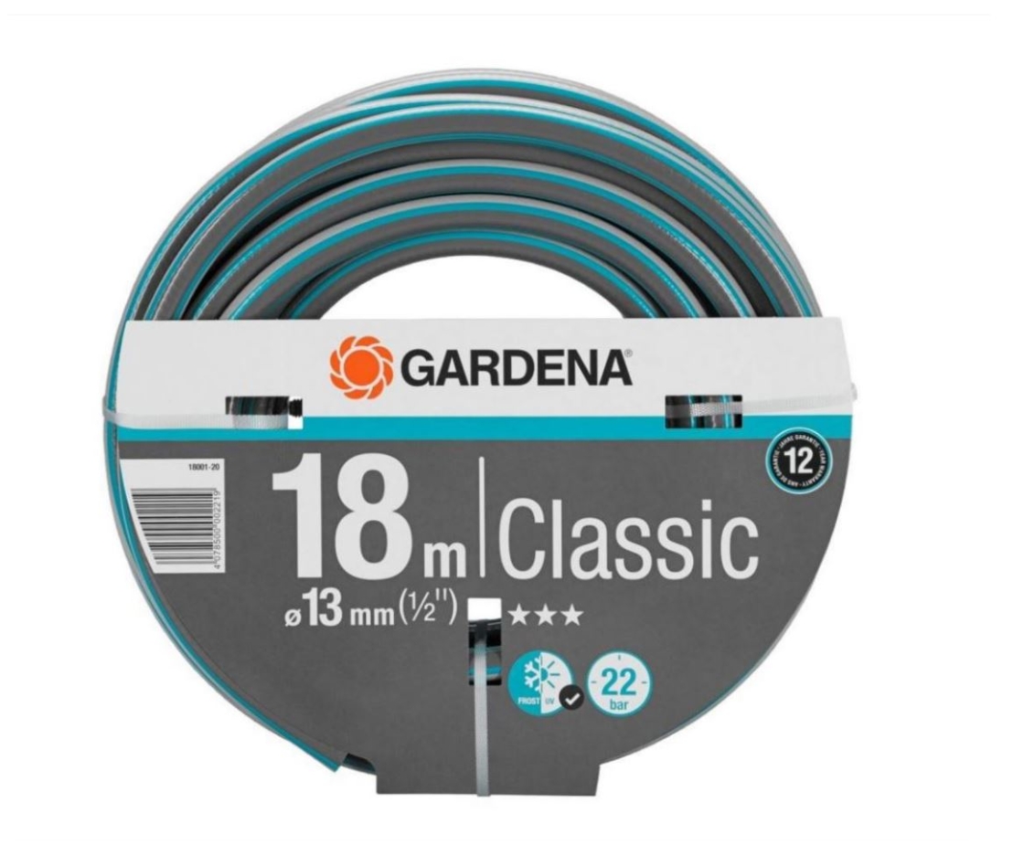 Gardena 18001-20 Classic Schlauch 13 mm (1/2"), 18 m