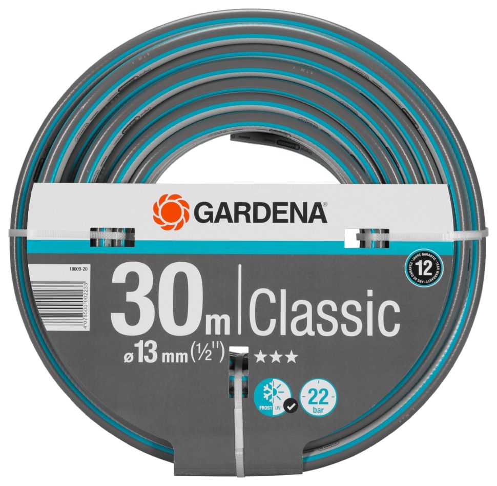 Gardena 18009-20 Classic Schlauch 13 mm (1/2"), 30 m