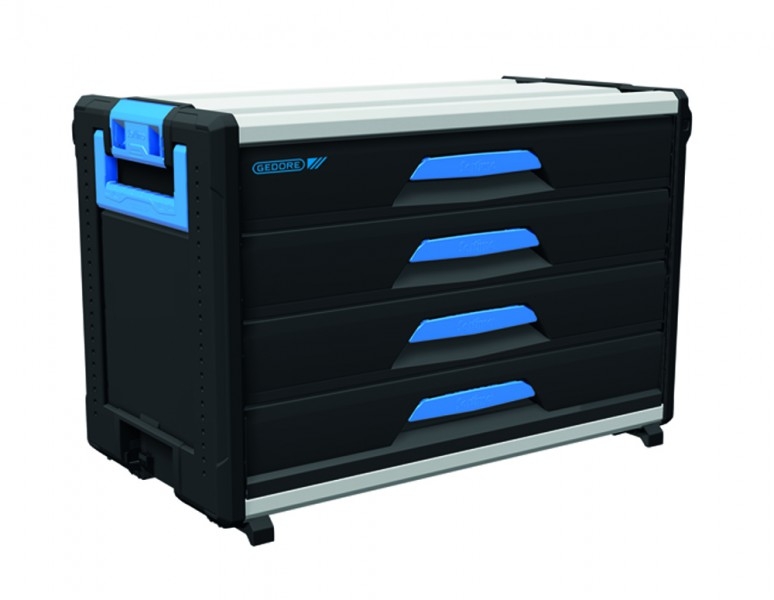 Gedore 2954346 1110 WM 34 Modularer Werkzeugkasten WorkMo B3 - 4 Schubladen H6