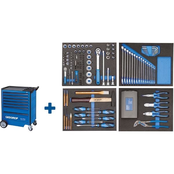 Gedore 2980282 2005 TS 147 Werkzeugwagen 147-teilig